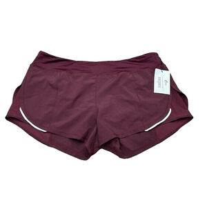Zyia Active Womens Mesh Energy Shorts Elastic Waist Pull On Plum Size XXL NWT